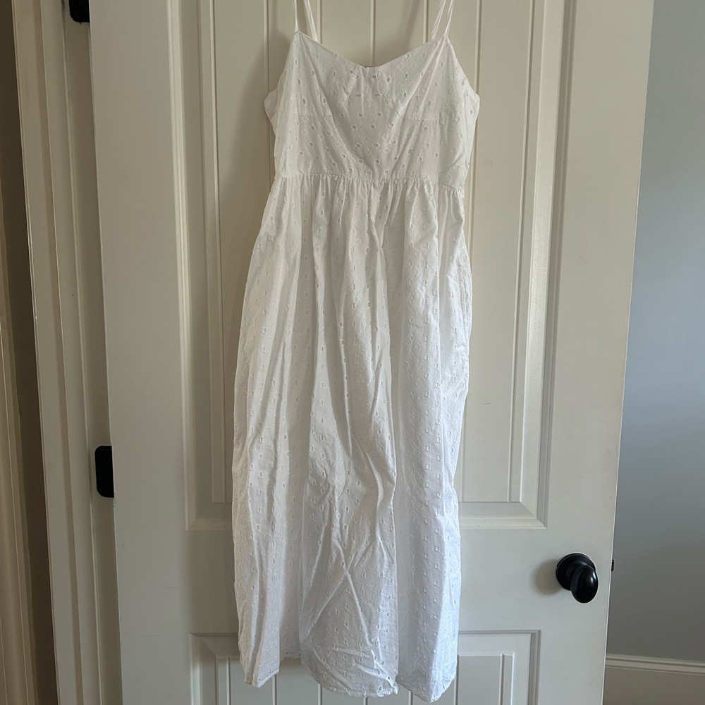 Target White Eyelet Maxi Dress